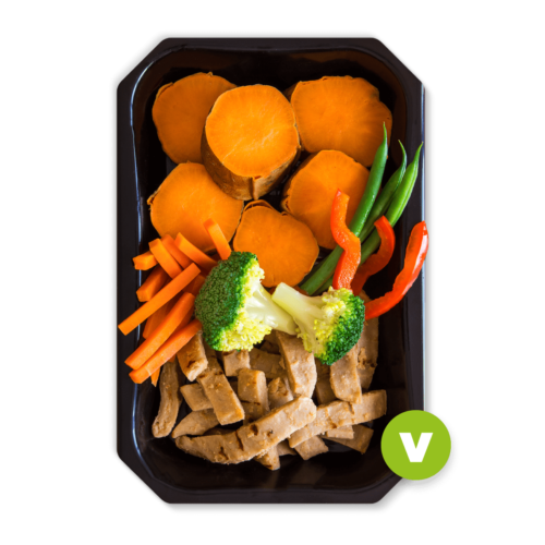 Heura original con boniato y vegetales